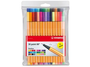 CIENKOPISY STABILO POINT 88 30 KOLORÓW 8830-1 ETUI