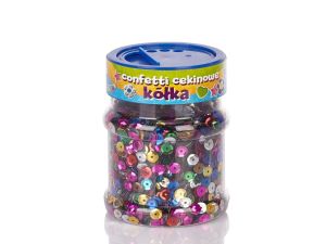 CONFETTI CEKINOWE KOLOR MIX 100G ASTRA