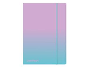 COOLPACK GRADIENT TECZKA NA GUMKĘ A4 BLUEBERRY
