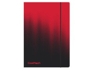 COOLPACK GRADIENT TECZKA NA GUMKĘ A4 CRANBERRY