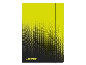 COOLPACK GRADIENT TECZKA NA GUMKĘ A4 LEMON