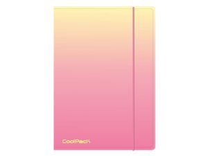 COOLPACK GRADIENT TECZKA NA GUMKĘ A4 PEACH