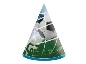 CZAPECZKI PAPIEROWE SOCCER FANS 6 SZT GODAN
