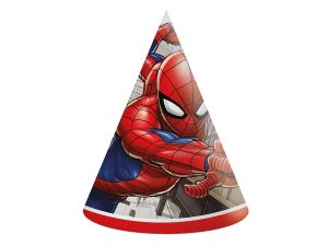 CZAPECZKI PAPIEROWE SPIDERMAN CRIME FIGHTER 6SZT