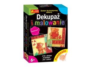 DEKUPAŻ I MALOWANIE. NIEDŹWIADKI PODSTAWKI RANOK
