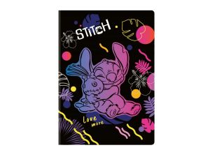 DISNEY BLACK ZESZYT A5 32K KRATKA WZ 2 STITCH