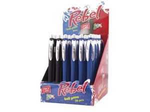 DŁUGOPIS AUTOMATYCZNY REBEL 45492 MIX EASY