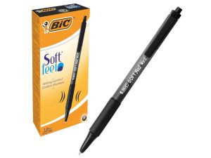 DŁUGOPIS AUTOMATYCZNY SOFT FEEL CZARNY A'12 BIC