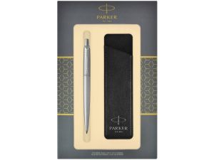 DŁUGOPIS JOTTER STALOWY CT +  ETUI SET PARKER