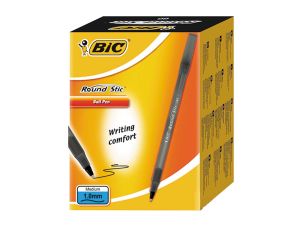 DŁUGOPIS ROUND STIC SIMPLY CZARNY A'60 BIC