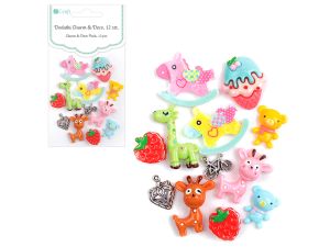 DODATKI CHARM&DECO 12SZT LITTLE ME
