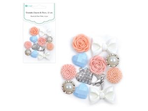 DODATKI CHARM&DECO 12SZT SO IN LOVE