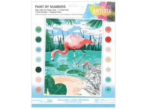 DUŻY ZESTAW DO MALOWANIA ARTISTE TROPICAL FLAMINGO