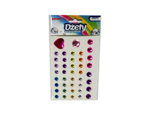 DŻETY DS61 MIX KOLOR CYRKONIE + SERCE  BREWIS