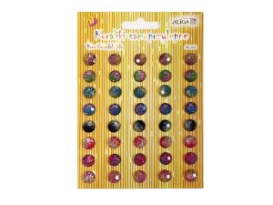 DŻETY JET-1237 KRYSZTAŁKI SAMOPRZ MIX KOL ROZM 1CM