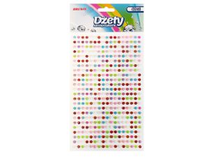 DŻETY SAMOPRZYLEPNE KWIATKI 3MM DS102 BREWIS