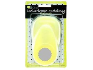DZIURKACZ OZD. 5CM KÓŁKO Z FALBANKĄ  JCDZ-120-109