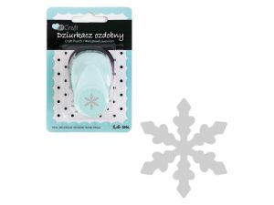 DZIURKACZ OZDOBNY 1,6 CM ŚNIEŻYNKA JCDZ-105-145