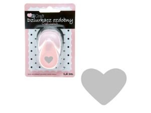 DZIURKACZ OZDOBNY 1,6CM SERCE JCDZ-105-023