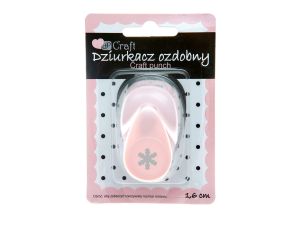 DZIURKACZ OZDOBNY 1,6CM ŚNIEŻYNKA JCDZ-105-007