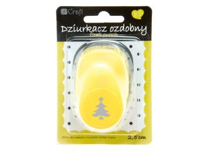 DZIURKACZ OZDOBNY 2,5 CM CHOINKA JCDZ-110-137