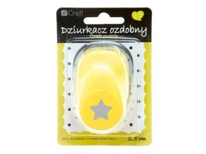 DZIURKACZ OZDOBNY 2,5 CM GWIAZDKA FRAME