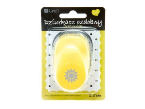 DZIURKACZ OZDOBNY 2,5 CM SŁONECZNIK JCDZ-110-142