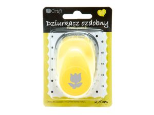DZIURKACZ OZDOBNY 2,5 CM TULIPAN JCDZ-110-037