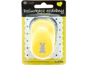 DZIURKACZ OZDOBNY 2,5CM ZAJĄC JCDZ-110-096