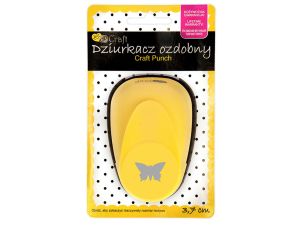 DZIURKACZ OZDOBNY 3,7 CM MOTYL 2