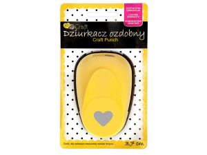 DZIURKACZ OZDOBNY 3,7 CM SERCE JCDZ-115-023