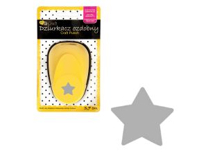 DZIURKACZ OZDOBNY 3,7CM GWIAZDA JCDZ-115-019