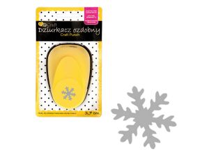 DZIURKACZ OZDOBNY 3,7CM ŚNIEŻYNKA JCDZ-115-059