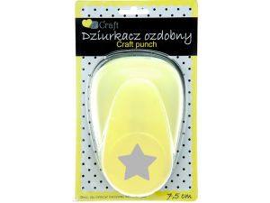 DZIURKACZ OZDOBNY 7,5CM GWIAZDKA JCDZ-130-019