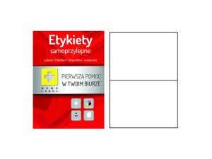 ETYKIETA A4 210X148 A'100 EYA-1A-A02ML