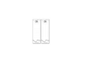 ETYKIETA DO SEGREGATORA TRES 33X152 MM A'12