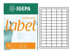ETYKIETY CONTI LABEL 80G/MM2 38,1X21,2 BIAŁE