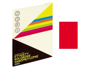 ETYKIETY SAMOPRZYLEPNE A4 CZERWONE 061 GRAND