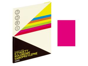 ETYKIETY SAMOPRZYLEPNE A4 RÓŻOWE 062 GRAND
