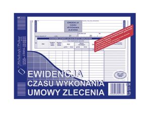 EWIDENCJA CZASU WYKONANIA UMOWY ZLECENIA  511-3E