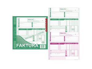 FAKTURA 2/3 A-4 (O+2K)- PŁATNIK/ODBIORCA  148-2E