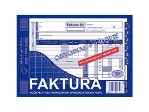 FAKTURA VAT A5 (PEŁNA ORYG.+2KOP) 103-XE
