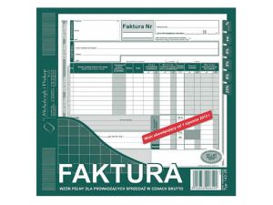 FAKTURA WZÓR PEŁNY 2/3 A4 BRUTTO 142-2E