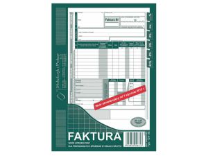 FAKTURA WZÓR UPROSZCZONY BRUTTO A5 124-3E