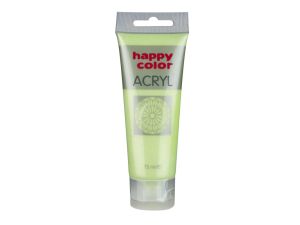 FARBA AKRYLOWA 75 ML ZIEL.LIMON.METALI HAPPY COLOR