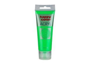 FARBA AKRYLOWA 75 ML ZIELONY FLUO-501 HAPPY COLOR