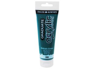 FARBA AKRYLOWA GRADUATE 120 ML 386 PHTHALO GREEN