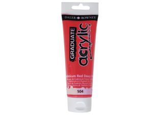 FARBA AKRYLOWA GRADUATE 120 ML 504 RED DEEP HUE