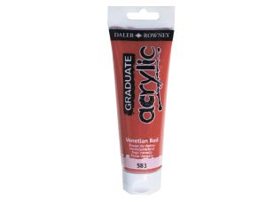 FARBA AKRYLOWA GRADUATE 120 ML 583 VENETIAN RED