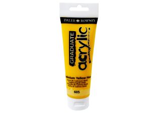 FARBA AKRYLOWA GRADUATE 120 ML 605 CADMIUM YELLOW